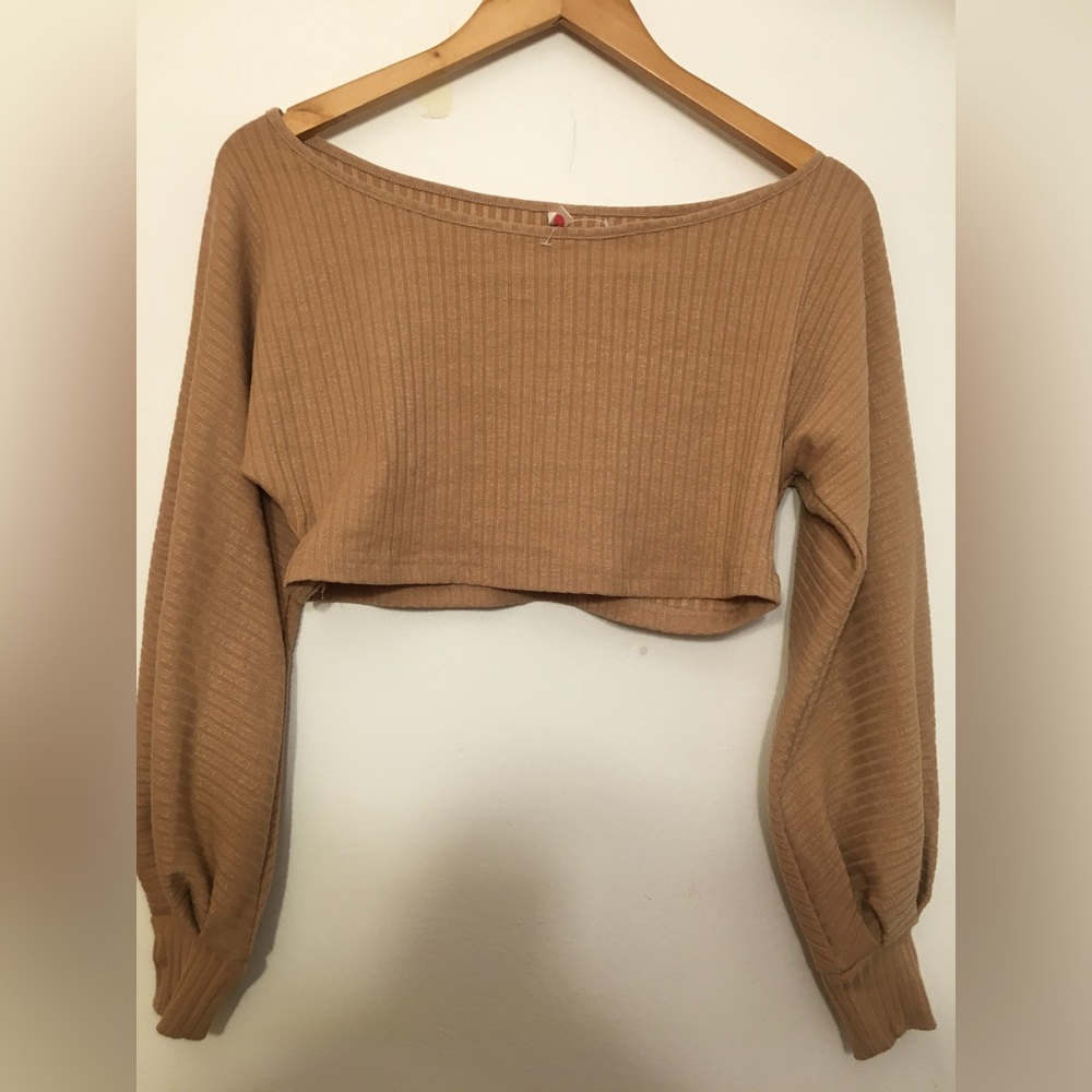 “Wanna This” Crop Top Blouse